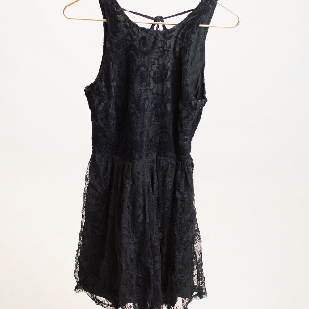 Hollister Black Lace Dress New never worn